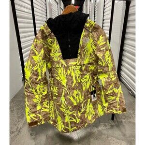 The North Face Silvani Anorak Shell Hooded Waterproof Ski Jacket Paintbrush